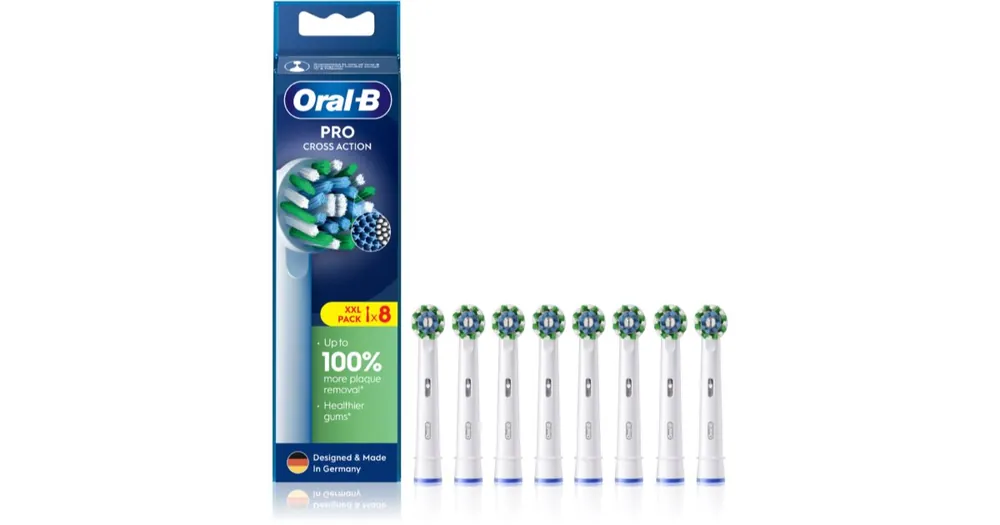 Prémium Oral-BPRO Cross Action csere fejek a fogkeféhez