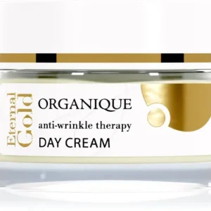 Újdonság OrganiqueEternal Gold Anti-Wrinkle Therapy nappali krém a ráncok ellen