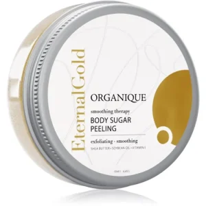 Ne maradj le OrganiqueEternal Gold Smoothing Therapy bőrpuhító cukros peeling csillámporral