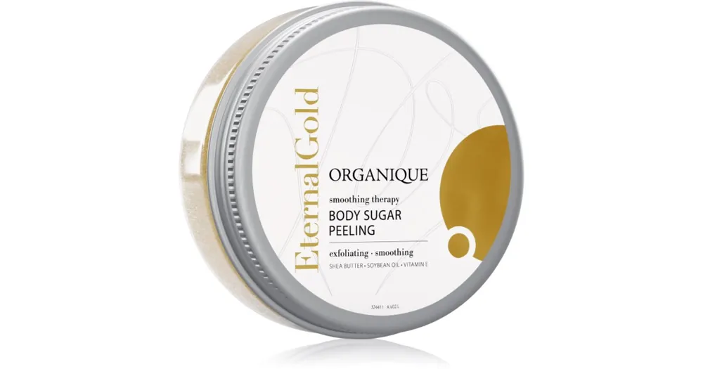 Ne maradj le OrganiqueEternal Gold Smoothing Therapy bőrpuhító cukros peeling csillámporral