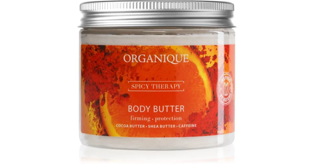 OrganiqueSpicy Therapy bőrfeszesítő testvaj Exkluzív ajánlat