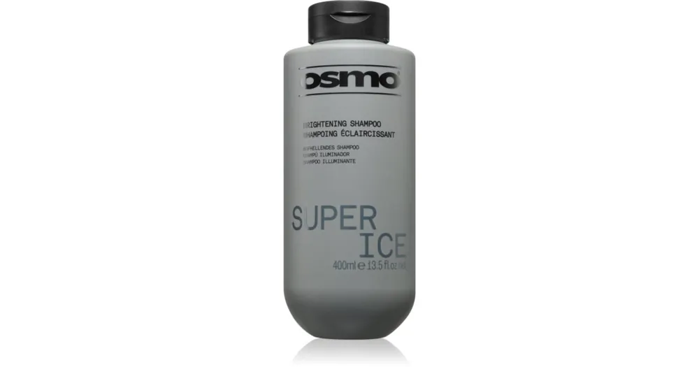 OsmoSuper Ice Brightening Shampoo sampon sárga tónusok ellen a szőke és melírozott hajra Végkiárusítás