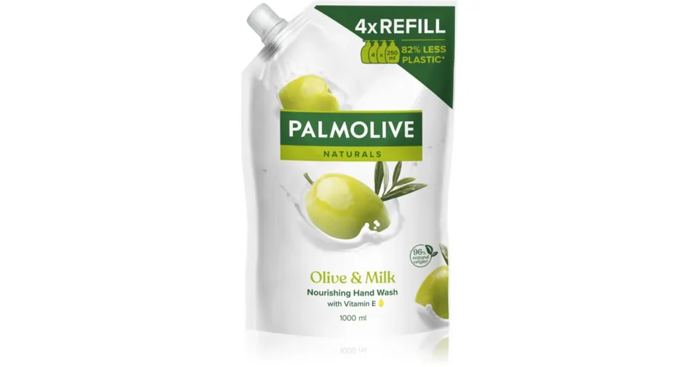 PalmoliveNaturals Milk & Olive természetes folyékony kézszappan utántöltő Gyors szállítás