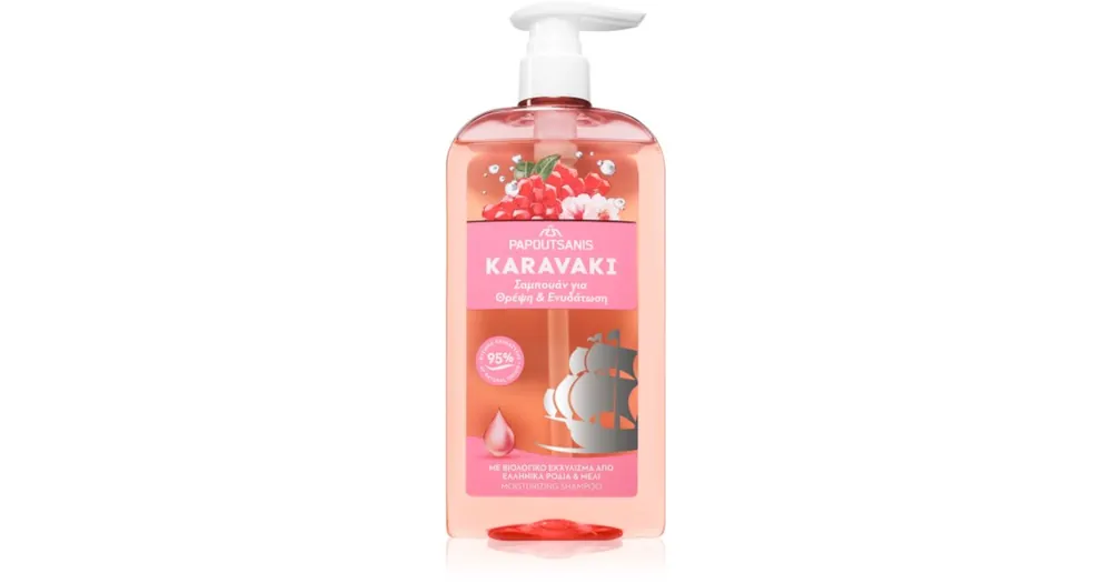 PAPOUTSANISKaravaki Nutrition & Hydration tápláló sampon Kiárusítás