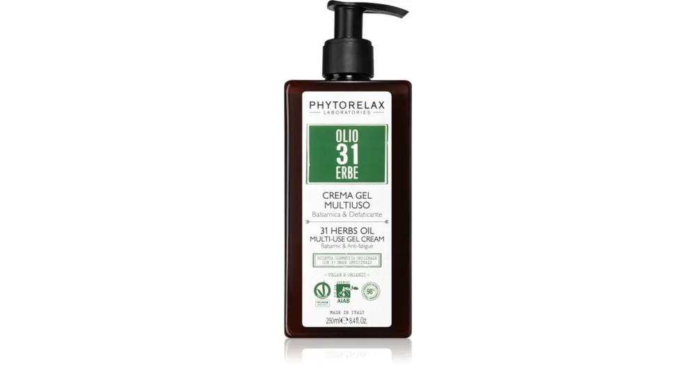 Kihagyhatatlan ajánlat Phytorelax Laboratories31 Herbs frissítő gél krém a testre és a lábra