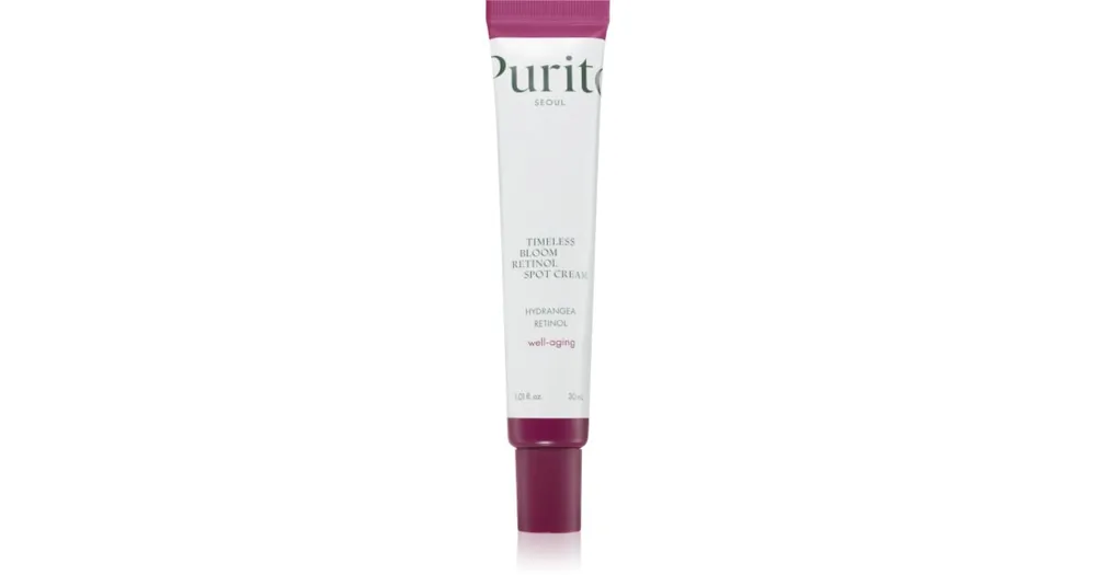 Szuper akció PuritoTimeless Bloom Retinol Spot Cream helyi ápolás szemkörüli ráncokra