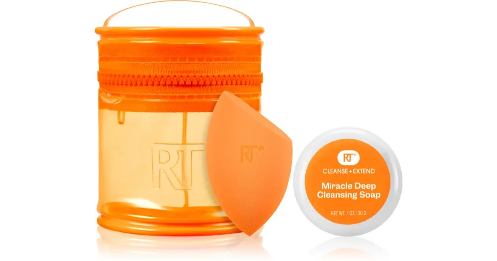 Real TechniquesMiracle Blend + Cleanse Set kefe tisztító készlet Expressz szállítás