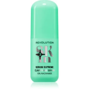 Biztonságos vásárlás Revolution SkincareClearly Clarify 10% Niacinamide Serum Clarifying Serum élénkítő szérum a bőr tökéletlenségei ellen