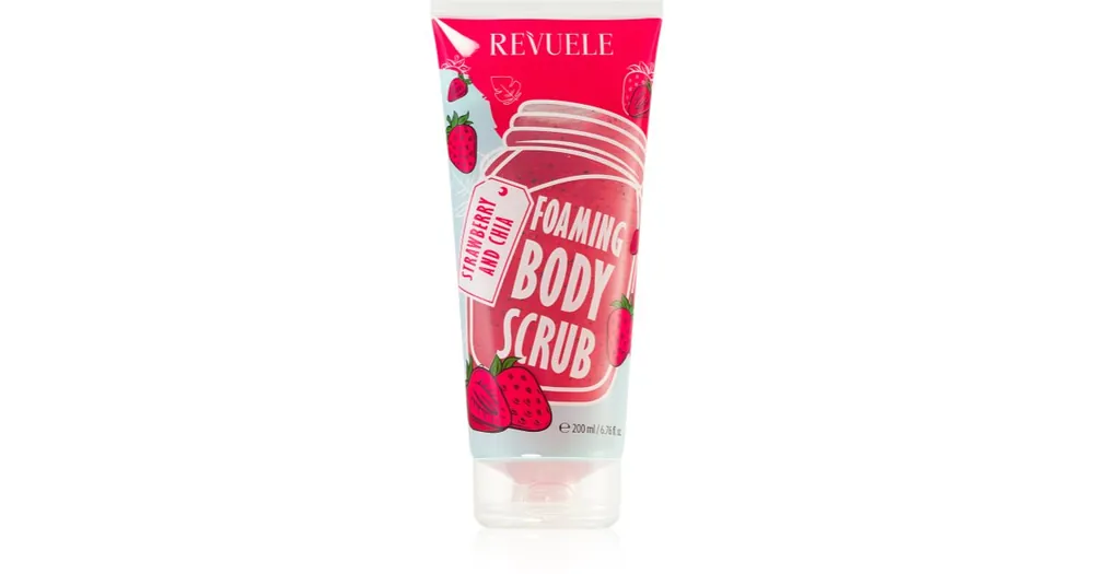 Vedd meg most RevueleFoaming Body Scrub Strawberry and Chia hidratáló testpeeling