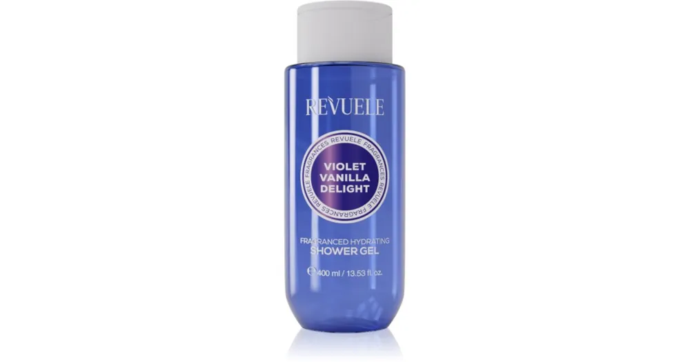 RevueleViolet Vanilla Delight Fragranced Hydrating Shower Gel parfümös tusfürdő hidratáló hatással Népszerű