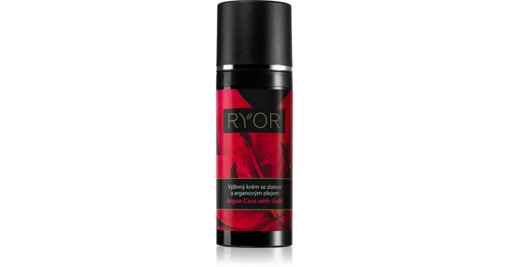 RYORArgan Care with Gold tápláló krém arannyal és argán olajjal Korlátozott ajánlat