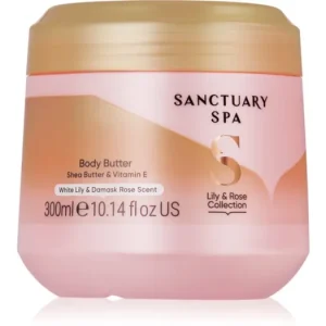 Sanctuary SpaLily & Rose Collection mélyhidratáló testvaj Prémium