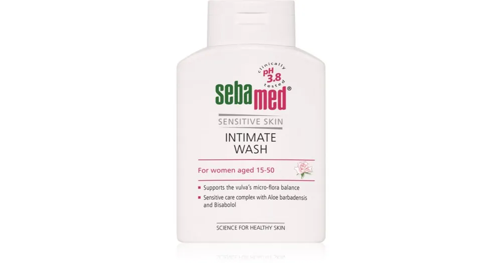 SebamedWash Intimate emulzió intim higiénára pH 3,8 Gyors kiszállítás