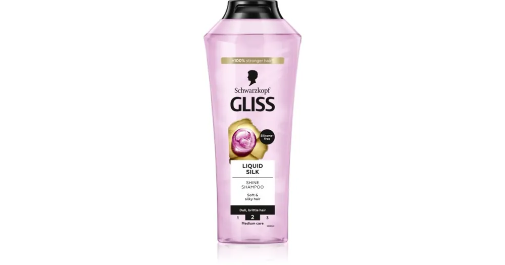 SchwarzkopfGliss Liquid Silk regeneráló sampon az erős és fénylő hajért Outlet