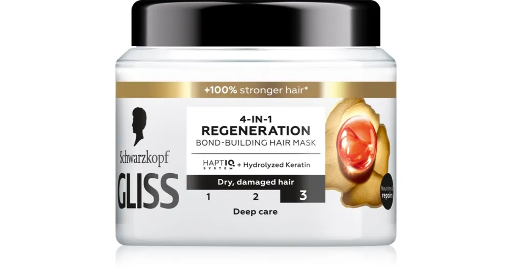 SchwarzkopfGliss Total Repair regeneráló maszk száraz és sérült hajra Biztonságos vásárlás