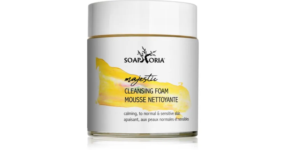 SoaphoriaCare Majestic Cleansing Foam hidratáló és nyugtató tisztító hab az érzékeny bőrre Gyors kiszállítás