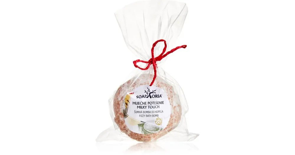 Utolsó esély SoaphoriaMilky Touch Fizzy Bath Bomb regenerálü fürdőgolyó feszesítő hatással