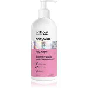 Nézd meg most so!flowDamaged Hair Protein-Emollient Conditioner erősítő kondicionáló a károsult hajra