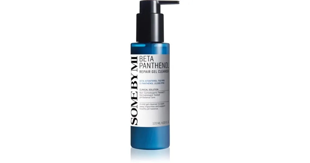 Some By MiBeta Panthenol Repair Gel Cleanser lágy tisztító gél az érzékeny arcbőrre Kedvezmény