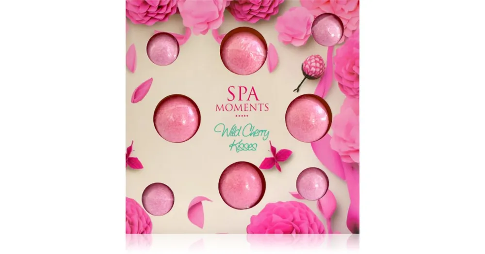 Spa MomentsWild Cherry Kisses szénsavas fürdő golyók Kedvezmény