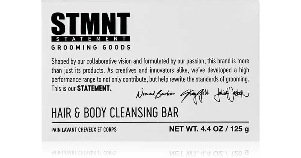 Biztonságos fizetés STMNTCare Hair & Body Cleansing Bar tisztító kemény szappan hajra, szakállra és testre