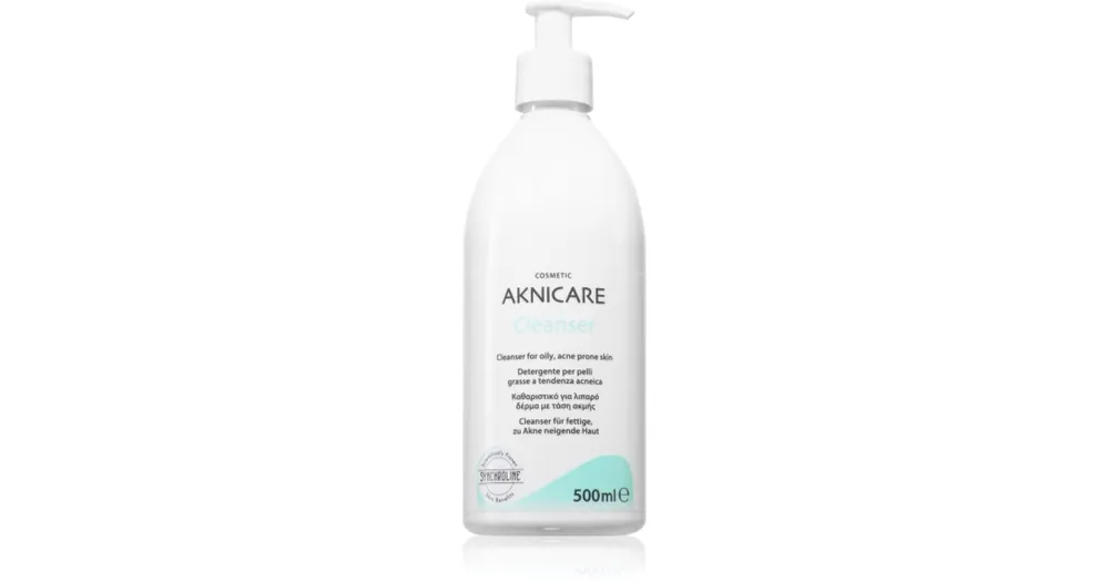 Ne maradj le SynchrolineAknicare Cleanser tisztító gél a faggyú termelődés ellen problémás és pattanásos bőrre