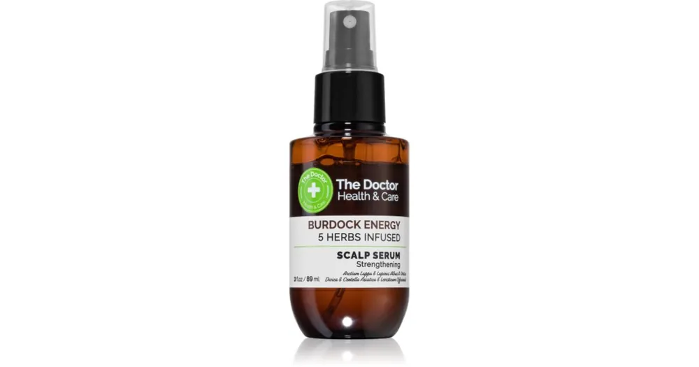 The DoctorBurdock Energy 5 Herbs Infused erősítő szérum a károsult hajra és fejbőrre Árcsökkenés