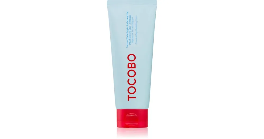 Rendeld meg most TOCOBOCoconut Clay Cleansing Foam mélyisztító hab agyaggal