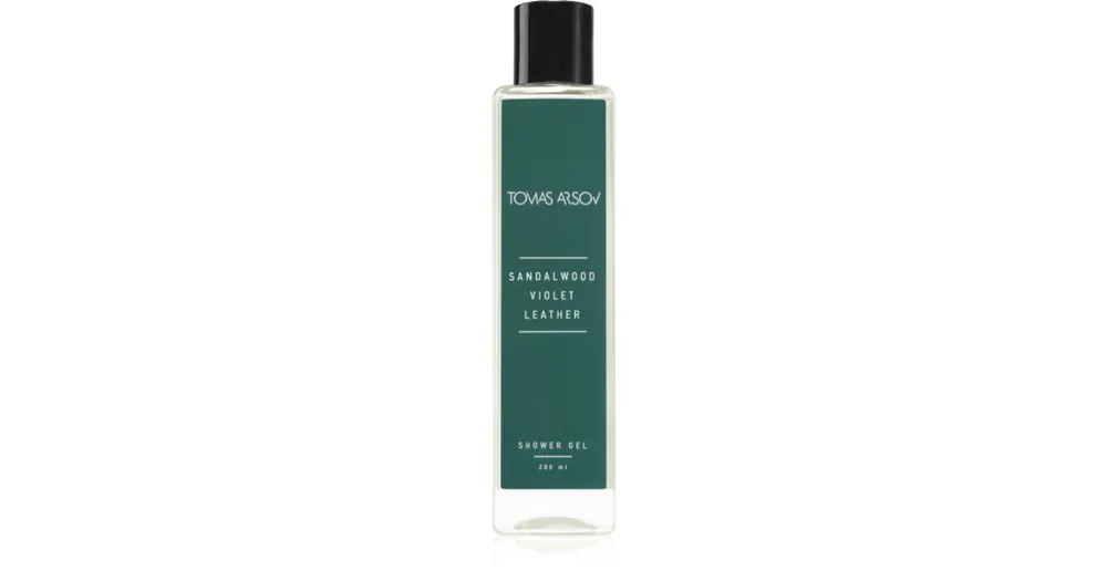 Újdonság Tomas ArsovSANDALWOOD VIOLET LEATHER Shower gel parfümös tusfürdő hidratáló hatással