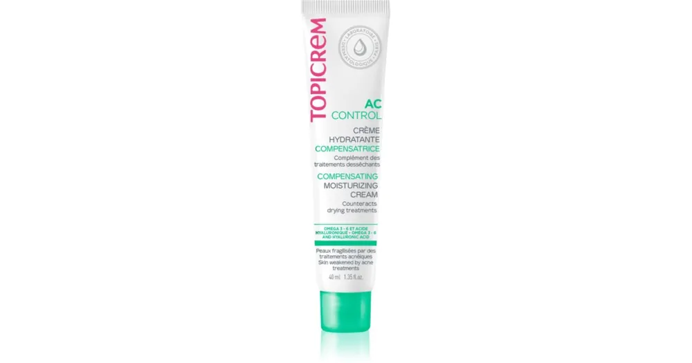 Expressz kézbesítés TopicremAC Compensating Moisturizing Cream hidratáló krém az aknéra hajlamos zsíros bőrre