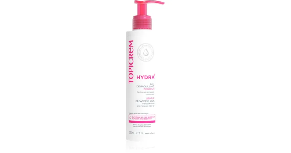 Rendeld meg most TopicremUH FACE Gentle Cleansing Milk könnyű állagú tisztítótej az érzékeny száraz bőrre