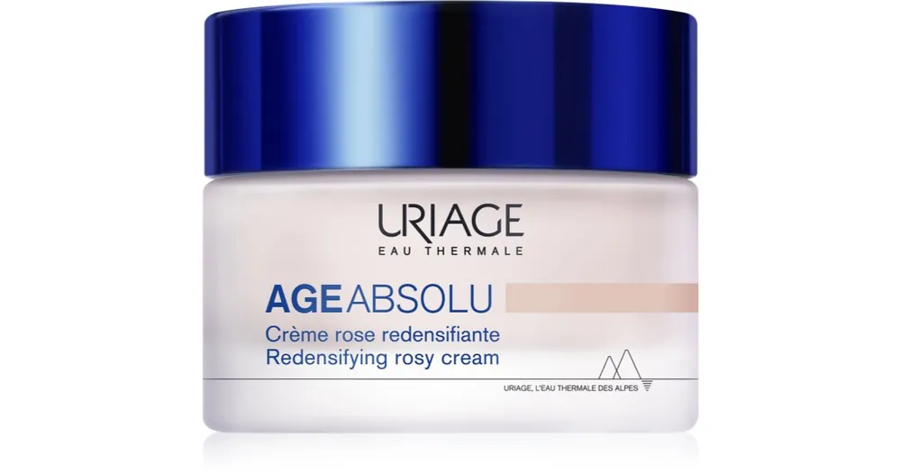 UriageAge Absolu Redensifying Rosy Cream bőrélénkítő krém a ráncok ellen liftinges hatással hialuronsavval Nézd meg most
