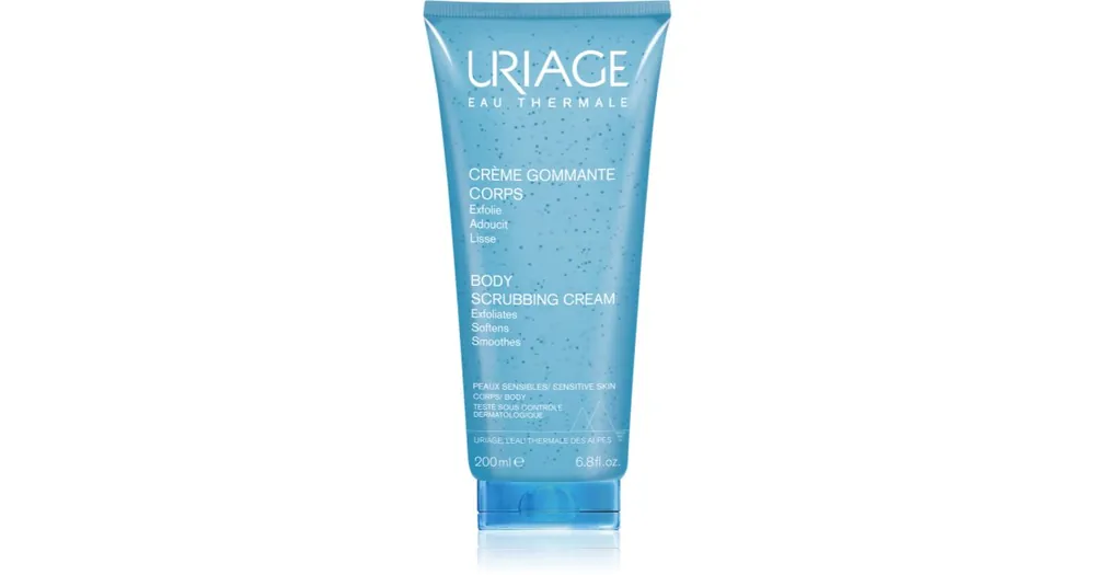 UriageHygiène Body Scrubbing Cream testpeeling krém az érzékeny bőrre Különleges ajánlat