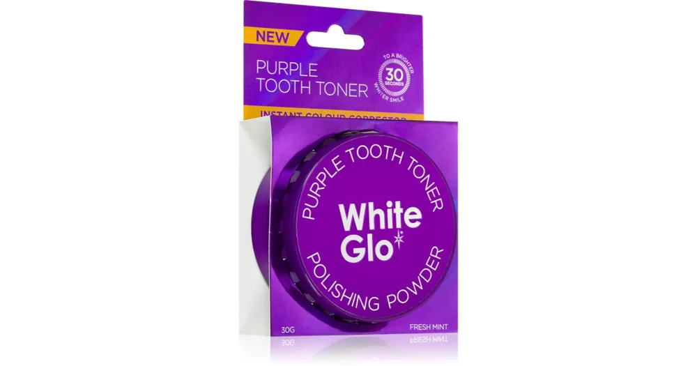 White GloPurple Tooth Toner Powder fogfehérítő púder Nézd meg most