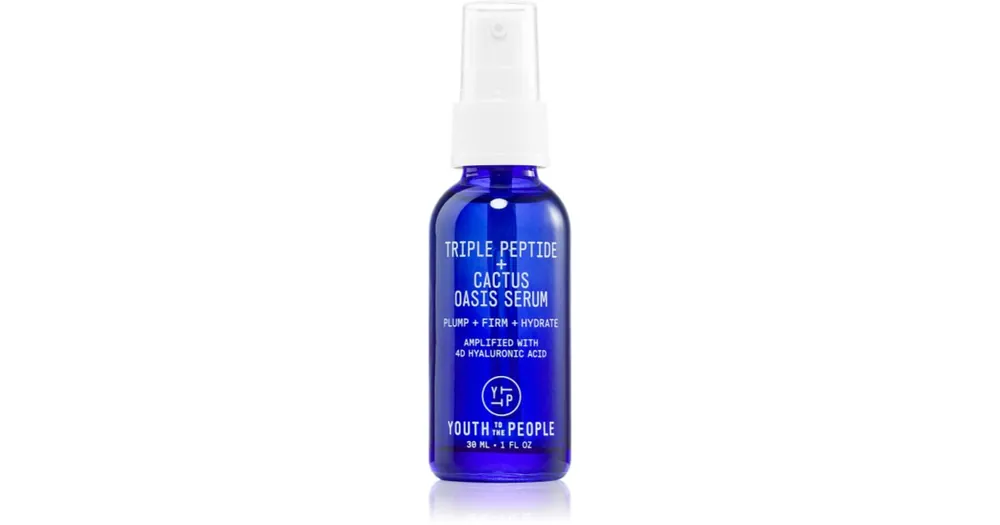 Youth To The PeopleOasis Triple Peptide + Cactus Serum bőr szérum az arcra és a nyakra Akció