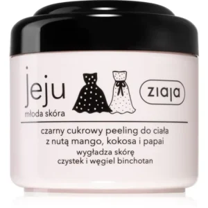 Árengedmény ZiajaJeju Young Skin cukros test peeling fekete