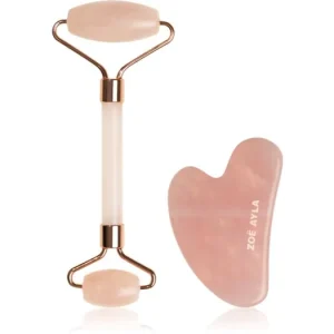 Zoë AylaRose Quartz Facial Roller And Gua Sha Tool ajándékszett az arcra Végkiárusítás