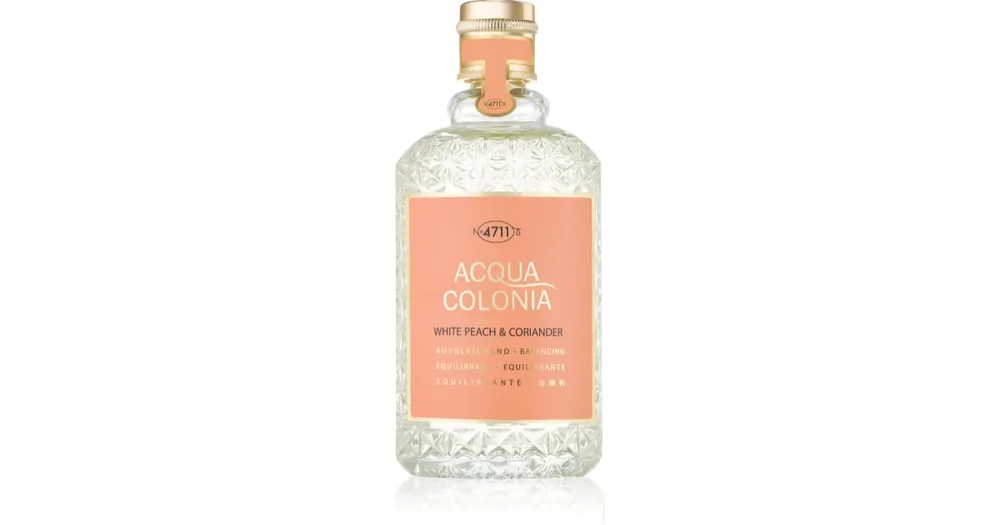 4711Acqua Colonia White Peach & Coriander Eau de Cologne unisex Nézd meg most