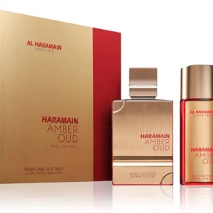 Al HaramainAmber Oud Ruby Edition ajándékszett unisex Prémium