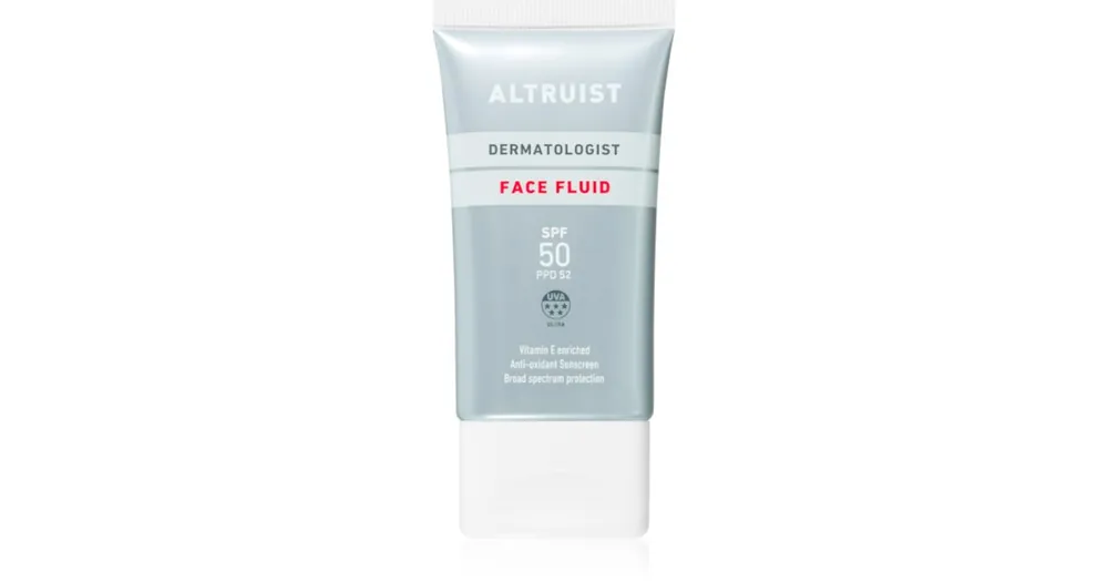 AltruistFace Fluid napozókrém arcra SPF 50 Szuper ajánlat