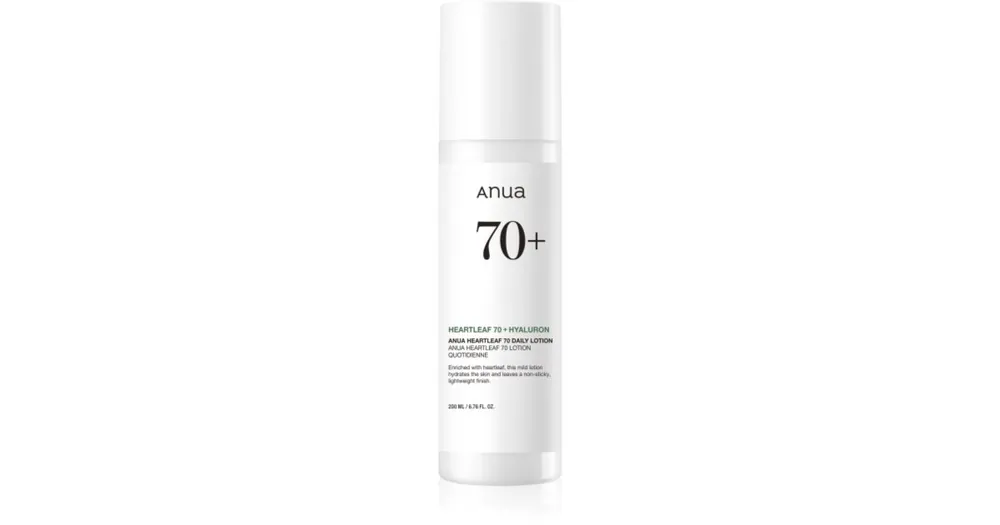 AnuaHeartleaf 70% Daily Lotion intenzív hidratáló emulzió Bestseller