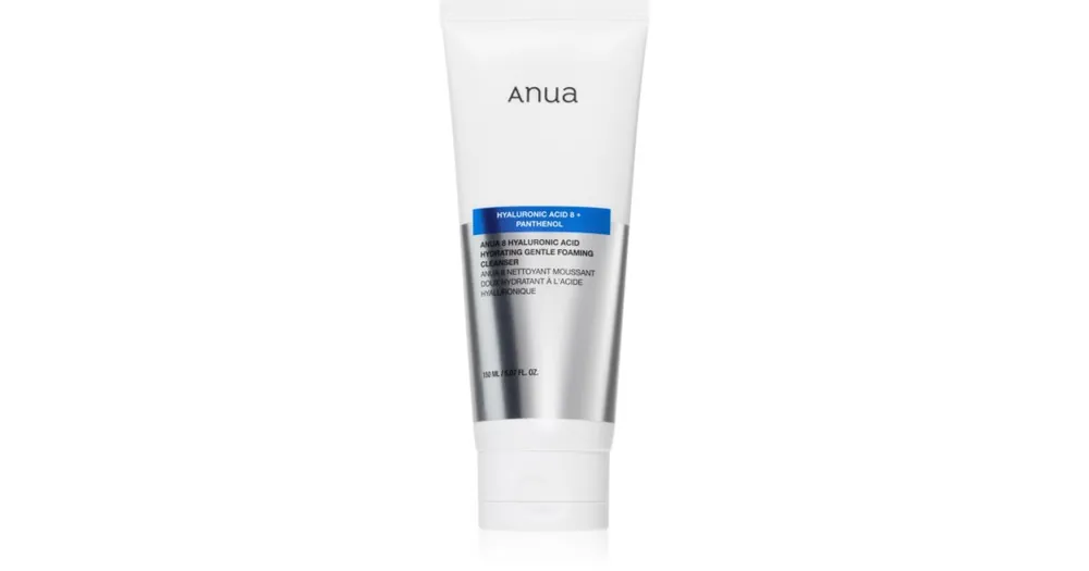 Alacsony ár AnuaHyaluronic Acid 8 Hydrating Gentle Foaming Cleanser finoman tisztító hab hialuronsavval