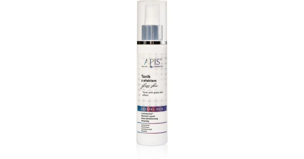Biztonságos fizetés Apis Natural CosmeticsCrystal Skin tonik az élénk és kisimított arcbőrért