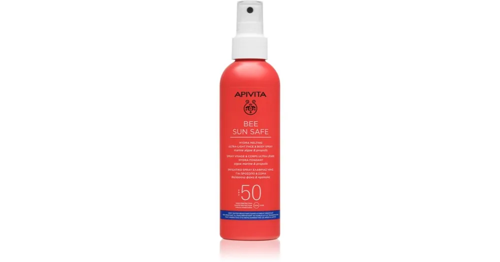 Azonnal elérhető ApivitaBee Sun Safe Hydra Melting Ultra-Light Spray SPF50 napozó spray SPF 50