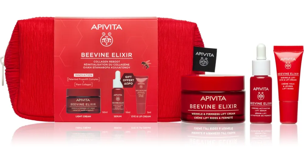 Korlátozott ajánlat ApivitaBeevine Elixir Collagen Reboot szett a feszes bőrért