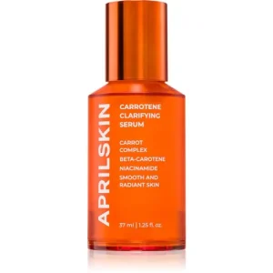 APRILSKINCarrotene Clarifying Serum bőrfelület-egyesítő szérum a bőr minőségének javítására béta-karotinnal Vedd meg most