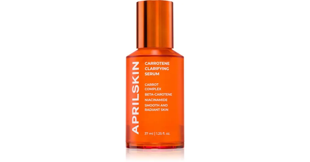 APRILSKINCarrotene Clarifying Serum bőrfelület-egyesítő szérum a bőr minőségének javítására béta-karotinnal Vedd meg most