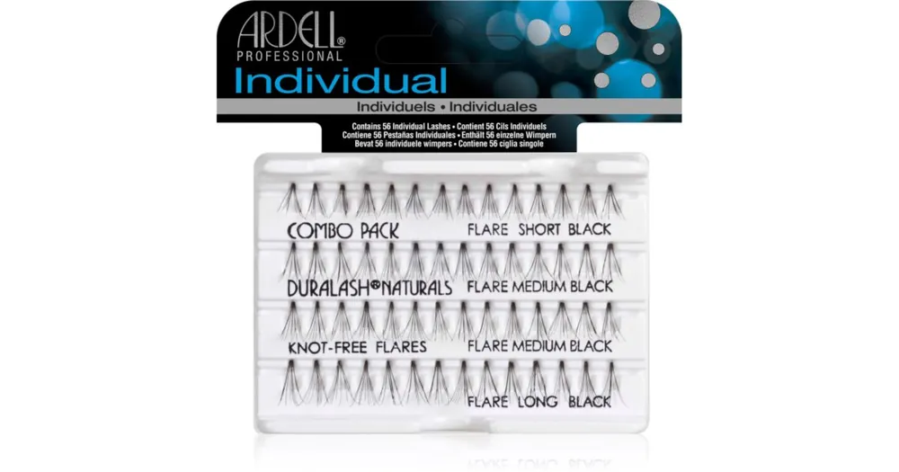 ArdellIndividuals Combo Pack Csomómentes elválasztott szempillák Bestseller