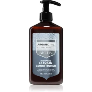Expressz kézbesítés ArganicareBiotin Leave-In Conditioner öblítés nélküli kondicionáló száraz és sérült hajra