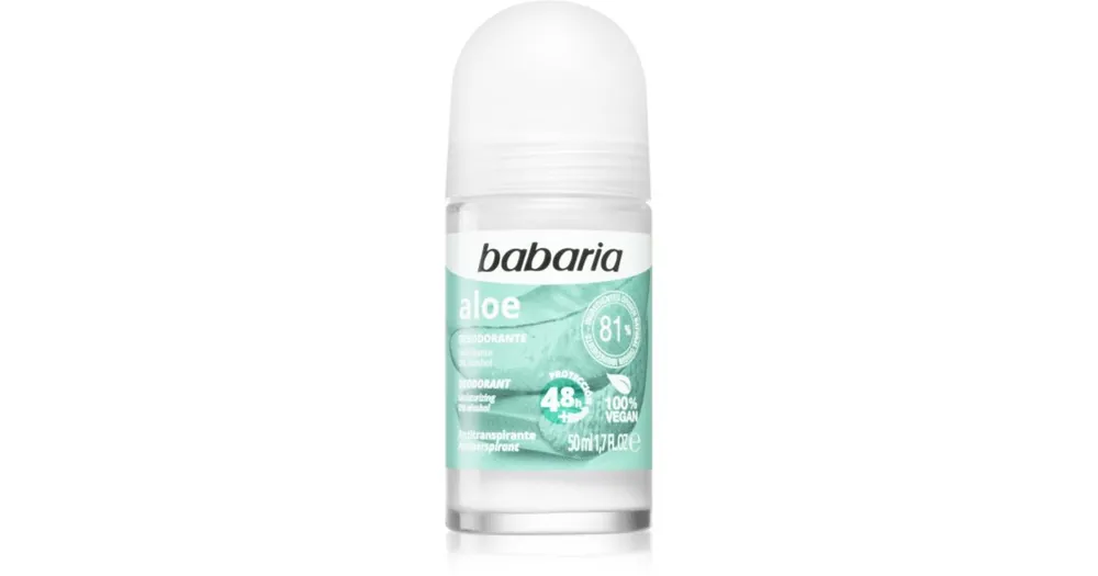 BabariaDeodorant Aloe golyós dezodor roll-on Biztonságos vásárlás